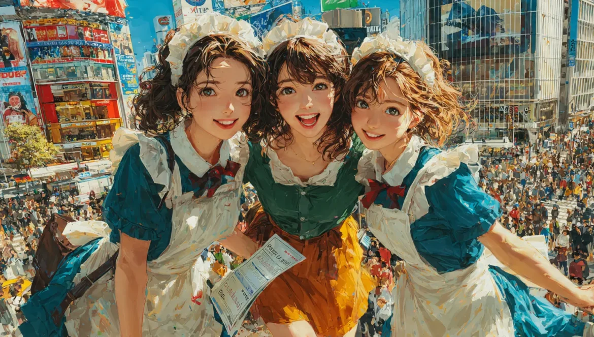 秋葉原女僕在發傳單