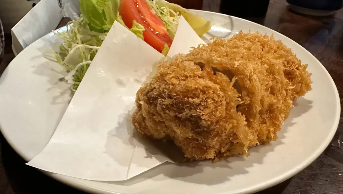 Tokyo Akihabara food, Tonkatsu at Marugo restaurant