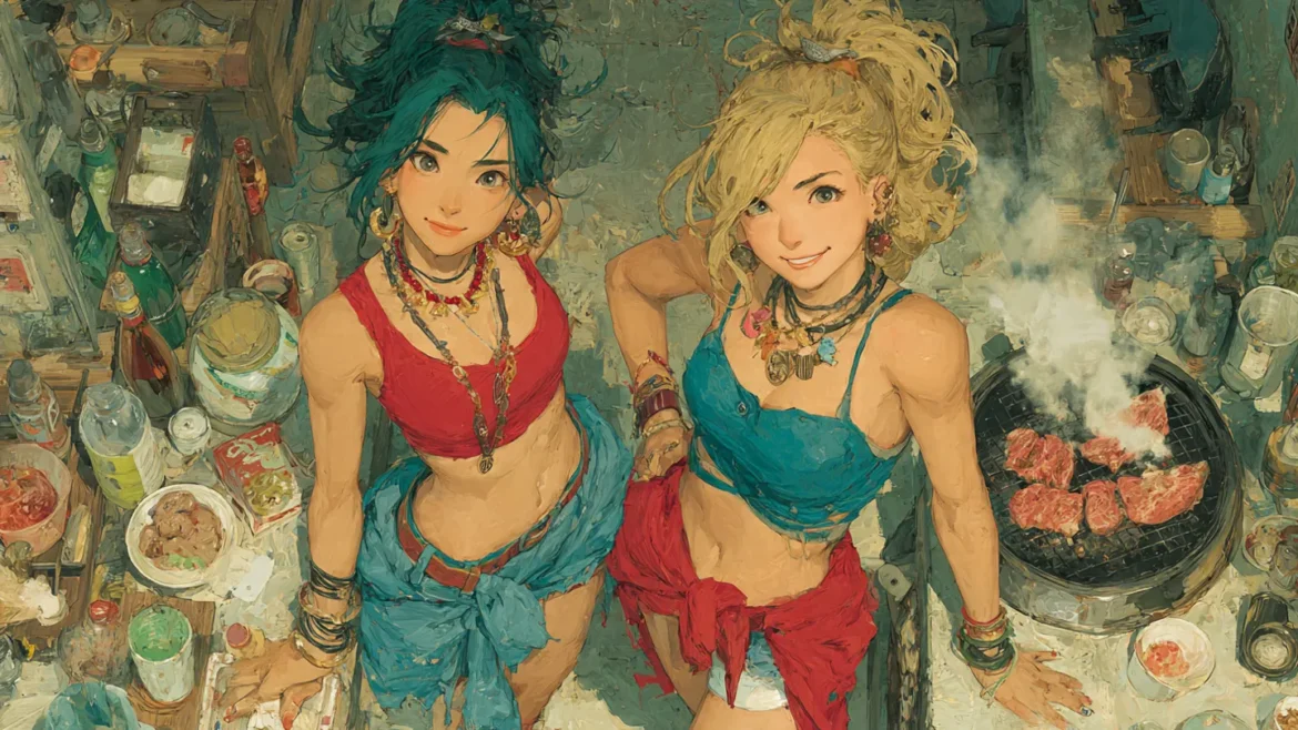 在上野燒肉店吃燒肉