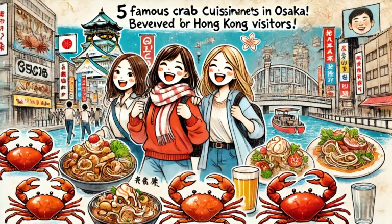 螃蟹料理聞名的大阪餐廳5選