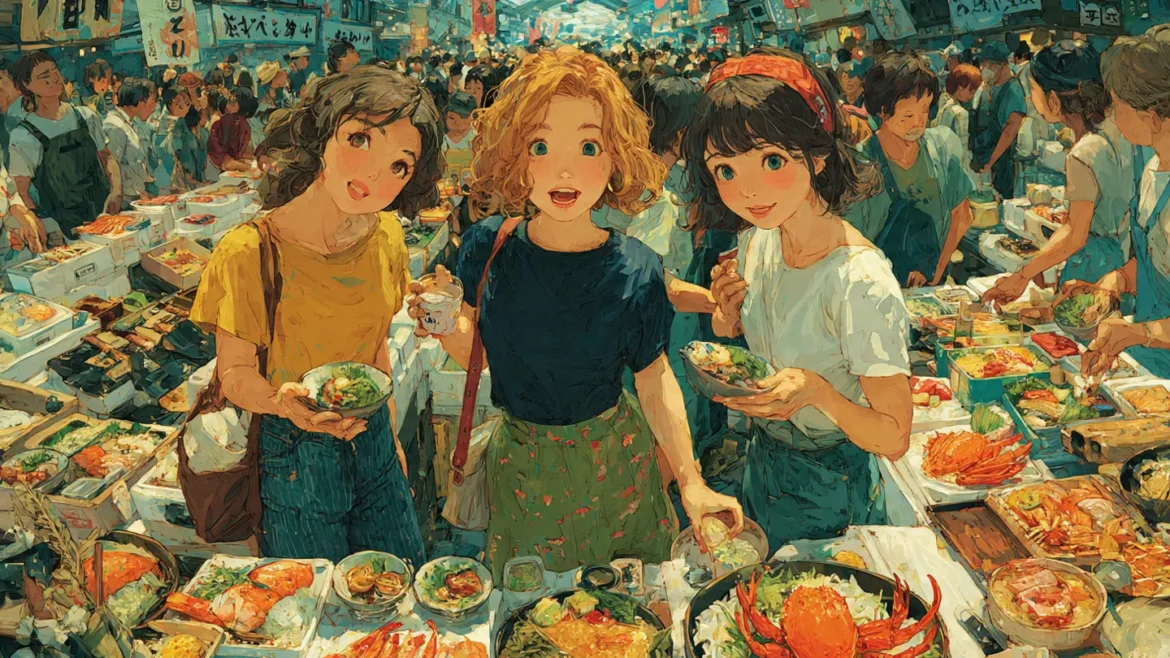 在築地尋找美食