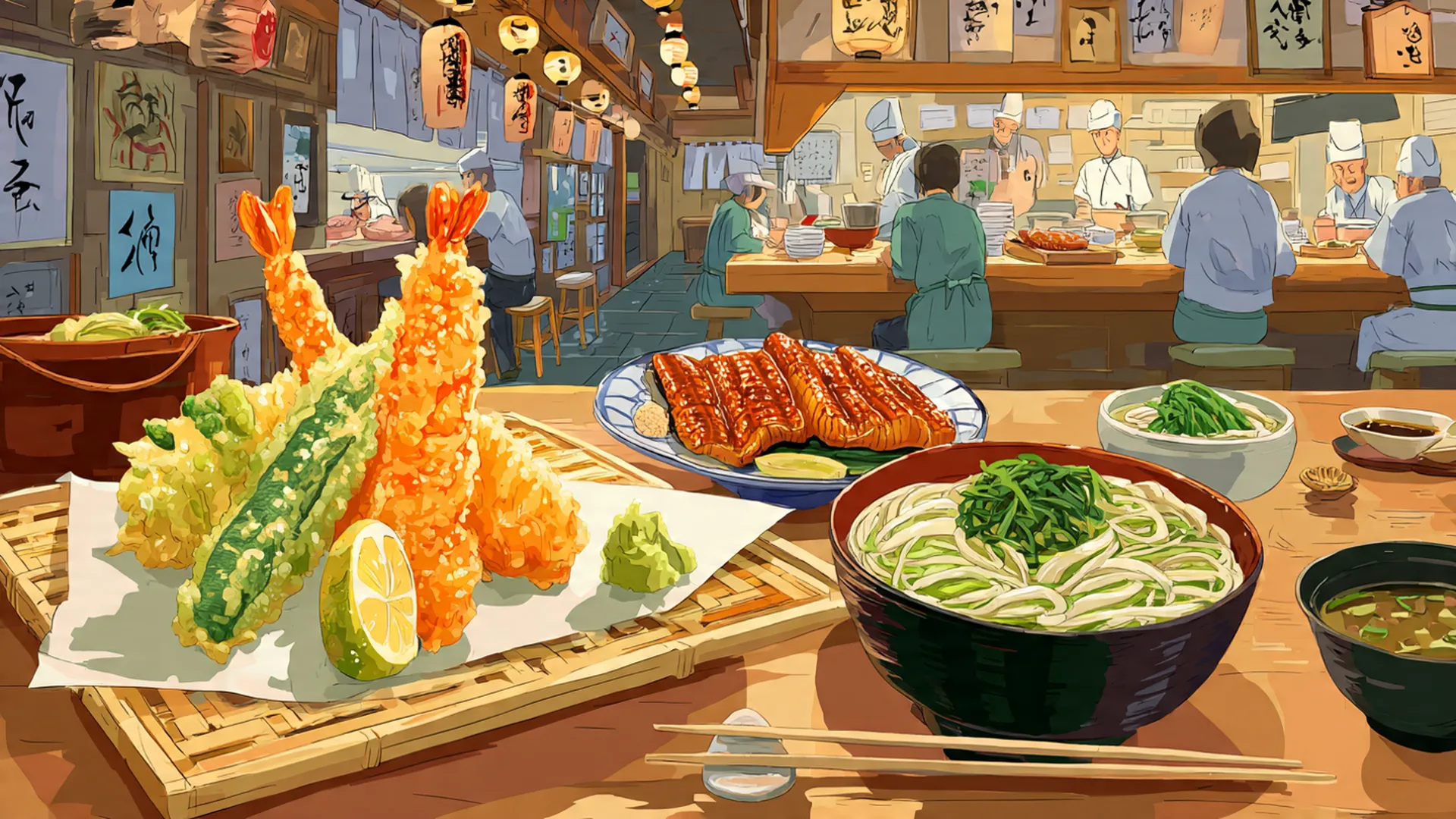 銀座天婦羅・蕎麥麵・鰻魚完全攻略