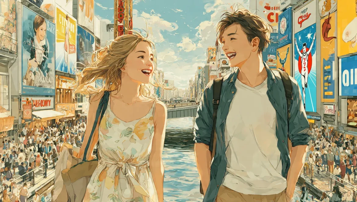 在道頓堀散步