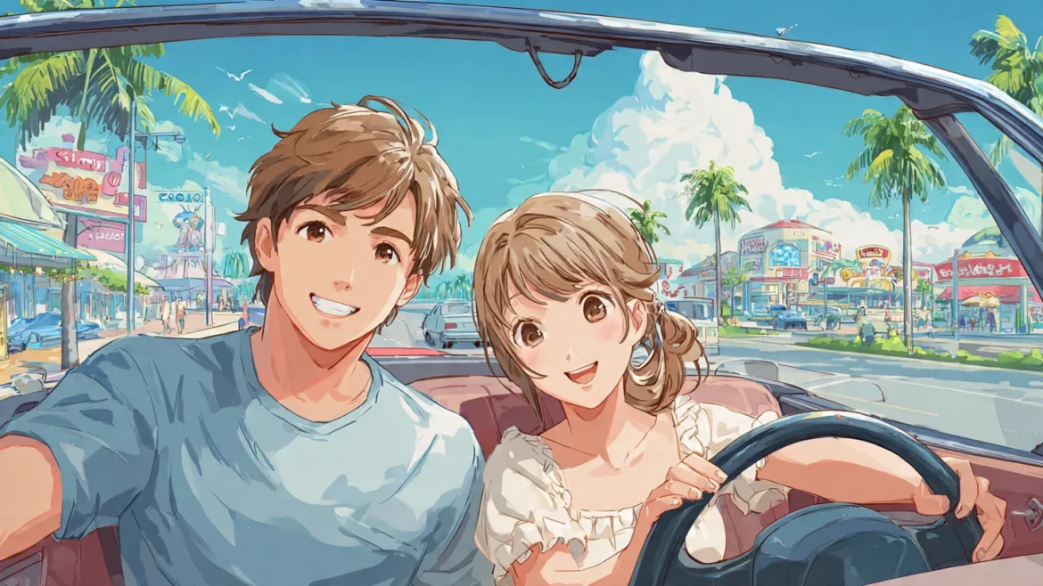 開車前往沖繩美國村