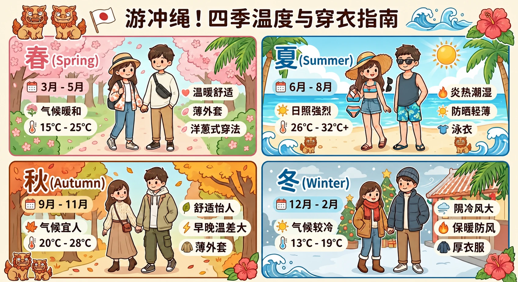 冲绳四季温度与穿衣指南